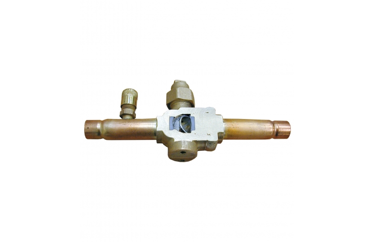 Cutaway model: ball valve